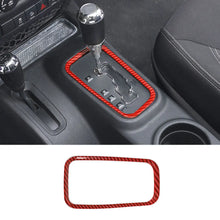 For 2011-2018 Jeep Wrangler JK Interior Gear Shift Panel Cover Trim Frame Ring RT-TCZ
