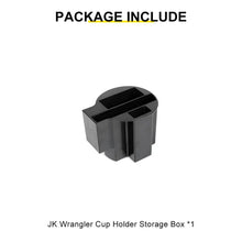 For 2011-2018 Jeep Wrangler JK Interior Multifunction Cup Holder Storage Box Accessories RT-TCZ
