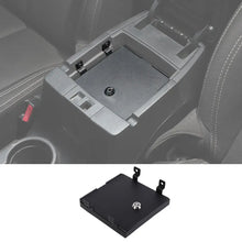 For 2011-2018 Jeep Wrangler JK Iron Center Console Armrest Box Safety Panel Cover Storage Case Lid with Lock Kit RT-TCZ