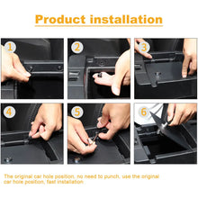 For 2011-2018 Jeep Wrangler JK Iron Center Console Armrest Box Safety Panel Cover Storage Case Lid with Lock Kit RT-TCZ