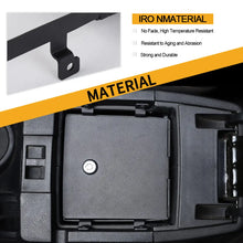 For 2011-2018 Jeep Wrangler JK Iron Center Console Armrest Box Safety Panel Cover Storage Case Lid with Lock Kit RT-TCZ