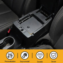 For 2011-2018 Jeep Wrangler JK Iron Center Console Armrest Box Safety Panel Cover Storage Case Lid with Lock Kit RT-TCZ