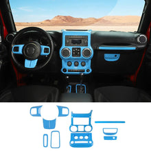 For 2011-2018 Jeep Wrangler JK JKU 10pcs Interior Decoration Trim Cover Kit RT-TCZ