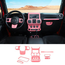 For 2011-2018 Jeep Wrangler JK JKU 10pcs Interior Decoration Trim Cover Kit RT-TCZ