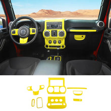 For 2011-2018 Jeep Wrangler JK JKU 10pcs Interior Decoration Trim Cover Kit RT-TCZ