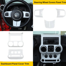 For 2011-2018 Jeep Wrangler JK JKU 10pcs Interior Decoration Trim Cover Kit RT-TCZ