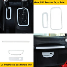 For 2011-2018 Jeep Wrangler JK JKU 10pcs Interior Decoration Trim Cover Kit RT-TCZ