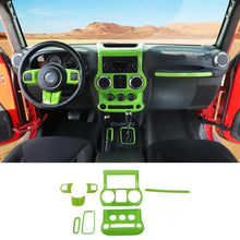 For 2011-2018 Jeep Wrangler JK JKU 10pcs Interior Decoration Trim Cover Kit RT-TCZ