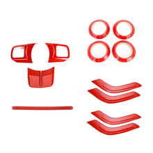 For 2011-2018 Jeep Wrangler JK JKU 4-Door 12 PCS Interior Trim Cover Kit RT-TCZ