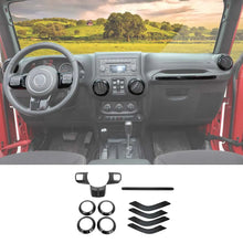 For 2011-2018 Jeep Wrangler JK JKU 4-Door 12 PCS Interior Trim Cover Kit RT-TCZ