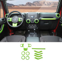 For 2011-2018 Jeep Wrangler JK JKU 4-Door 12 PCS Interior Trim Cover Kit RT-TCZ