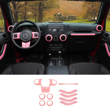 For 2011-2018 Jeep Wrangler JK JKU 4-Door 12 PCS Interior Trim Cover Kit RT-TCZ