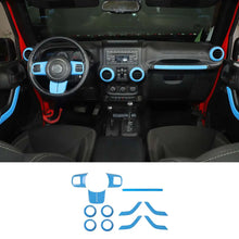 For 2011-2018 Jeep Wrangler JK JKU 4-Door 12 PCS Interior Trim Cover Kit RT-TCZ