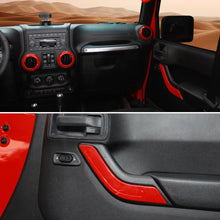 For 2011-2018 Jeep Wrangler JK JKU 4-Door 12 PCS Interior Trim Cover Kit RT-TCZ