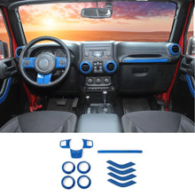 For 2011-2018 Jeep Wrangler JK JKU 4-Door 12 PCS Interior Trim Cover Kit RT-TCZ