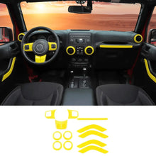 For 2011-2018 Jeep Wrangler JK JKU 4-Door 12 PCS Interior Trim Cover Kit RT-TCZ