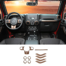 For 2011-2018 Jeep Wrangler JK JKU 4-Door 12 PCS Interior Trim Cover Kit RT-TCZ