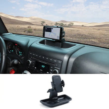 For 2011-2018 Jeep Wrangler JK JKU Dash Phone Mount Clamp Holder, Black RT-TCZ