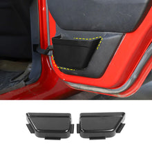 For 2011-2018 Jeep Wrangler JK JKU Door Pockets Map Storage Box, Door Side Insert Cup Holder Organizer, Door Net Replacement RT-TCZ