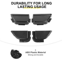 For 2011-2018 Jeep Wrangler JK JKU Door Pockets Map Storage Box, Door Side Insert Cup Holder Organizer, Door Net Replacement RT-TCZ