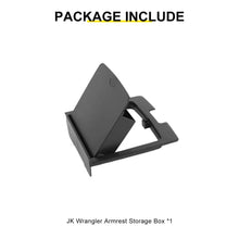 For 2011-2018 Jeep Wrangler JK JKU Front Center Console Armrest Hidden Storage Box RT-TCZ