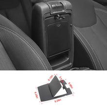 For 2011-2018 Jeep Wrangler JK JKU Front Center Console Armrest Hidden Storage Box RT-TCZ