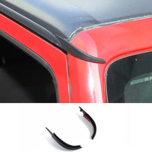 For 2011-2018 Jeep Wrangler JK JKU Hard-Top Roof Rainwater Guard Diverters Channel Slot Gutter, 2PCS RT-TCZ