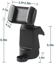 For 2011-2018 Jeep Wrangler JK JKU Phone Holder Mount, Matt Black (Upgraded Version) RT-TCZ