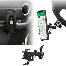 For 2011-2018 Jeep Wrangler JK JKU Phone Holder Mount, Matt Black (Upgraded Version) RT-TCZ