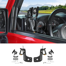 For 2011-2018 Jeep Wrangler JK JKU Two Side Front Door Water Cup Phone Holder Stand RT-TCZ
