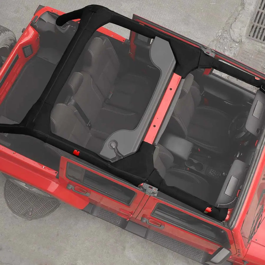 Roll Bar Cover Set For Jeep Wrangler JL 2018+ 4-Door – Oxford Cloth, Scratch Protection, 3-Piece