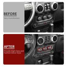 For 2011-2018 Jeep Wrangler JKU 4-Door 13 x Inner Center Console Trim Kit RT-TCZ
