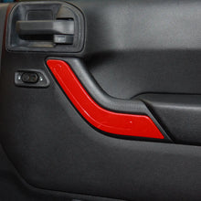 For 2011-2018 Jeep Wrangler JKU 4-Door Interior Car Door Center Console Trim Cover Kit (16 pcs) RT-TCZ