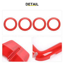 For 2011-2018 Jeep Wrangler JKU 4-Door Interior Car Door Center Console Trim Cover Kit (16 pcs) RT-TCZ