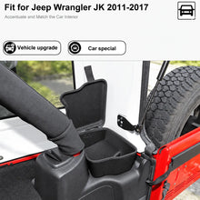 For 2011-2018 Jeep Wrangler JKU 4 Door Rear Trunk Side Storage Bag Pockets Box RT-TCZ