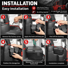 For 2011-2018 Jeep Wrangler JKU 4 Door Rear Trunk Side Storage Bag Pockets Box RT-TCZ