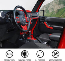 For 2011-2018 Jeep Wrangler JKU 4Doors 13pcs Interior Full Set Trim Cover Kit RT-TCZ