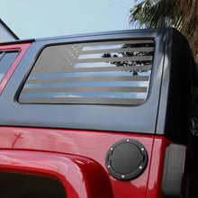 For 2011-2018 Wrangler JK Rear Window Sticker Trim US Flag Decal（2 pcs） RT-TCZ