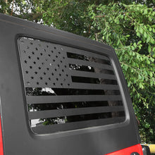 For 2011-2018 Wrangler JK Rear Window Sticker Trim US Flag Decal（2 pcs） RT-TCZ