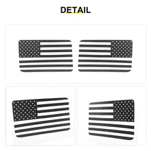 For 2011-2018 Wrangler JK Rear Window Sticker Trim US Flag Decal（2 pcs） RT-TCZ