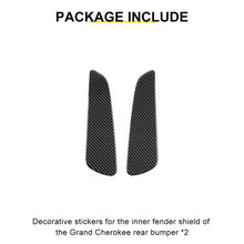 For 2011-2020 Jeep Grand Cherokee Rear Bumper Inner Guard Plate Trim Cover Sticker（2 pcs） RT-TCZ