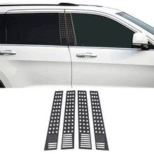 For 2011-2020 Jeep Grand Cherokee WK2 Aluminum Alloy Window Pillar Post Accessories Cover Trim Decor (4 pcs) RT-TCZ