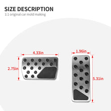 For 2011-2020 Jeep Grand Cherokee WK2 Car Brake Pedal Accelerator Pad Cover 2PCS RT-TCZ