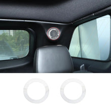 For 2011-2020 Jeep Grand Cherokee WK2 Chrome Rear Trunk Speaker Trim Ring（2 pcs） RT-TCZ