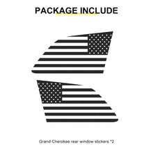 For 2011-2020 Jeep Grand Cherokee WK2 Exterior Rear Window Glass Stickers Trim Decal Cover (2 pcs) RT-TCZ