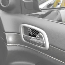For 2011-2020 Jeep Grand Cherokee WK2 Inner Door Handle Bowl Decor Sticker Black Carbon Fiber RT-TCZ