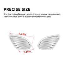 For 2011-2020 Jeep Grand Cherokee WK2 Rear Lower Air Outlet Vent Cover  Trim Decor RT-TCZ