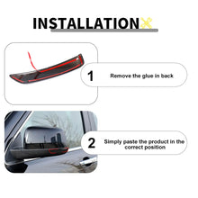 For 2011-2020 Jeep Grand Cherokee WK2 Smoked Black Rearview Mirror Turn Signal Light Trim Cover RT-TCZ