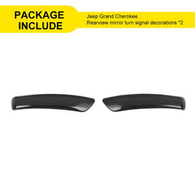 For 2011-2020 Jeep Grand Cherokee WK2 Smoked Black Rearview Mirror Turn Signal Light Trim Cover RT-TCZ