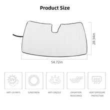 For 2011-2020 Jeep Grand Cherokee Windshield Sun Shade Foldable Sun Visor Aluminum Foil Sunshade RT-TCZ